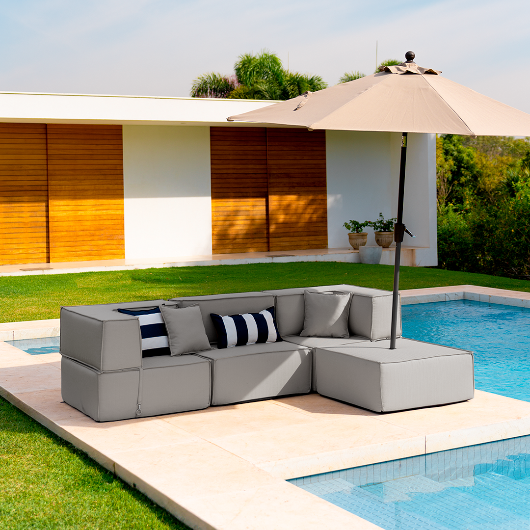 Apoio Modular Zimma - Cinza